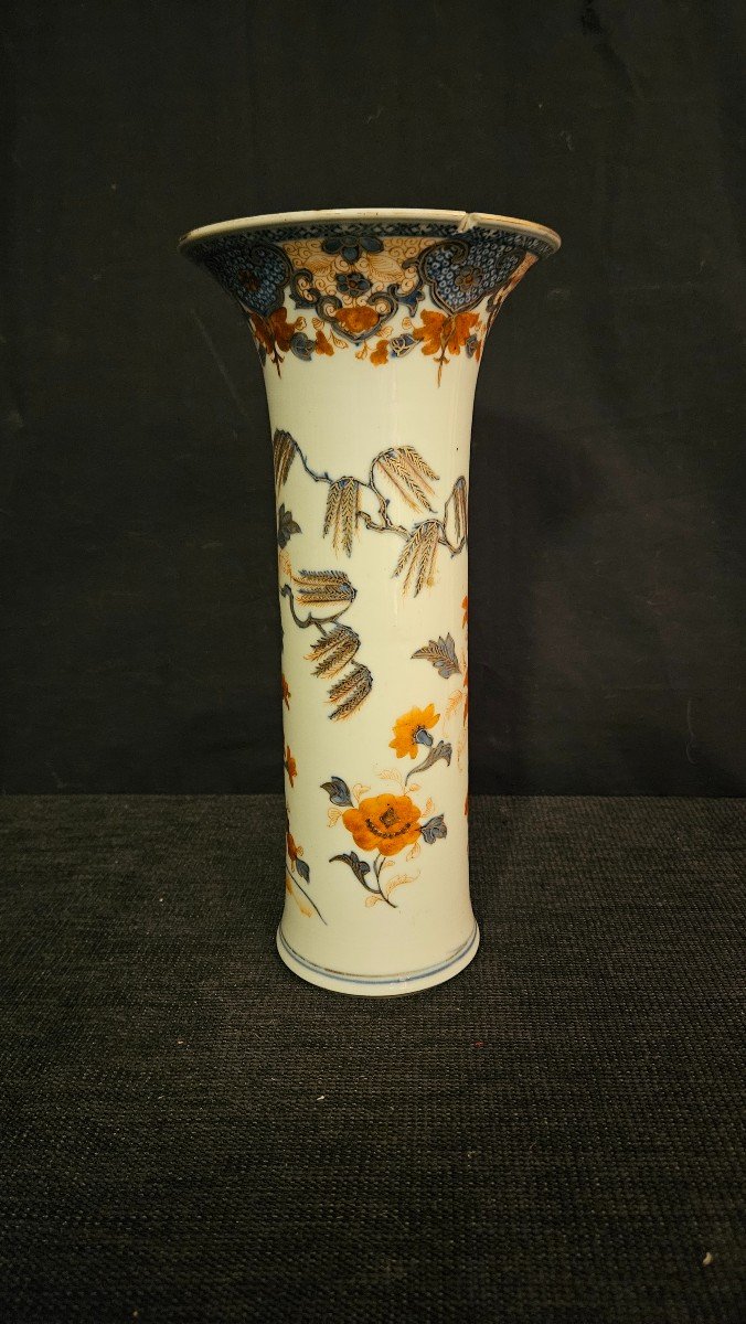 Vase Rouleau  - Porcelaine De Chine XVIIIème-photo-1