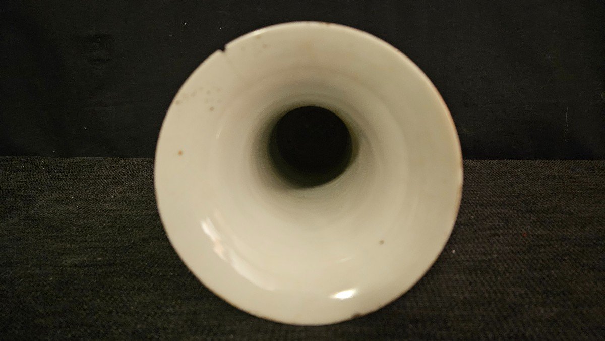 Vase Rouleau  - Porcelaine De Chine XVIIIème-photo-6