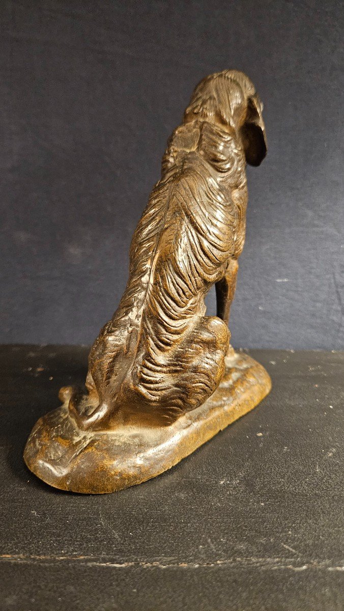 Sculpture De Terrier En Bronze - Attribué à Frémiet-photo-3
