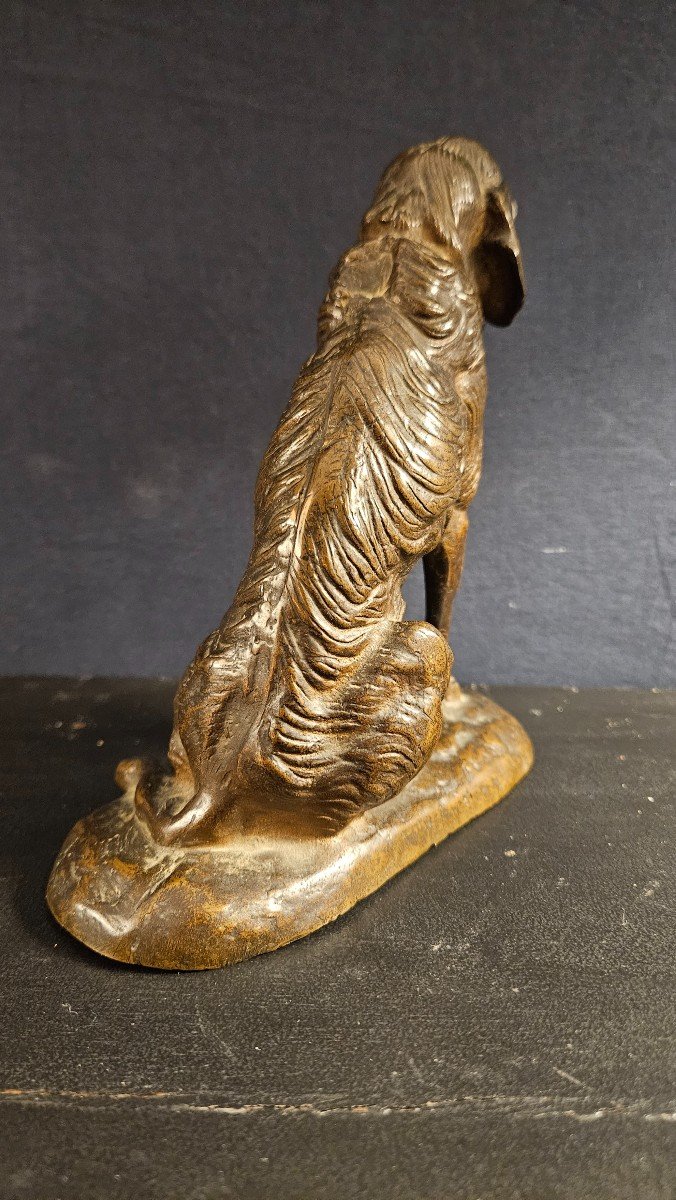 Bronze Terrier Sculpture - Attributed To Frémiet-photo-3