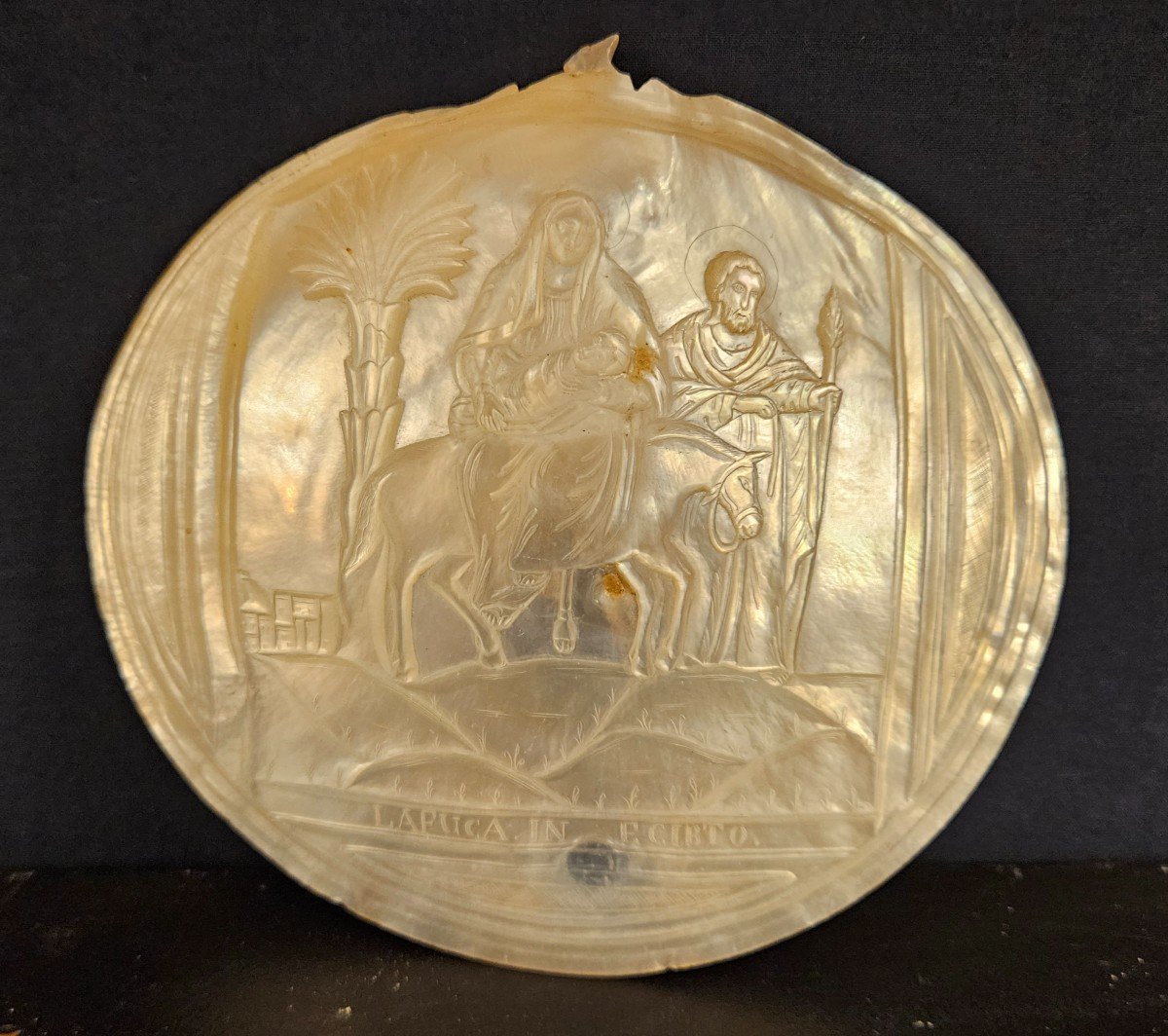 Nacre Sculptée 19ème