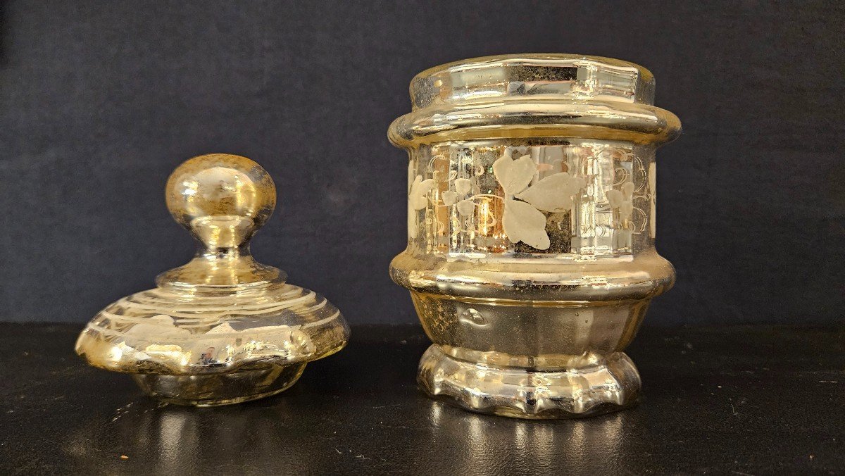 Boîte En Verre Mercurisé - 19ème-photo-3