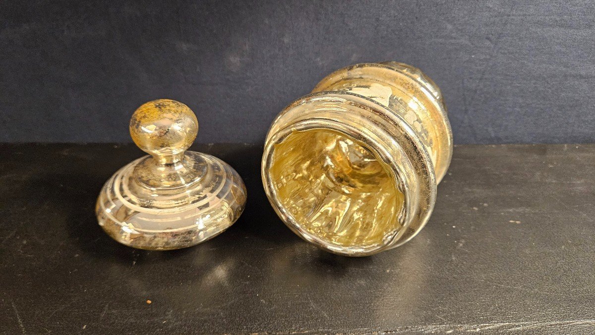 Boîte En Verre Mercurisé - 19ème-photo-1