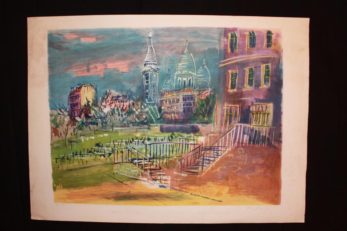 Jean Dufy - Epeuve Artist - Montmartre - Paris