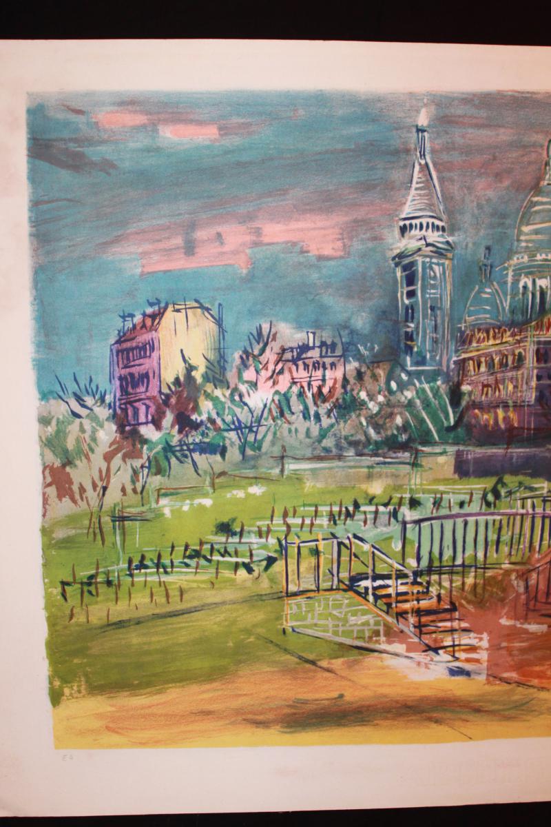Jean Dufy - Epeuve Artist - Montmartre - Paris-photo-1