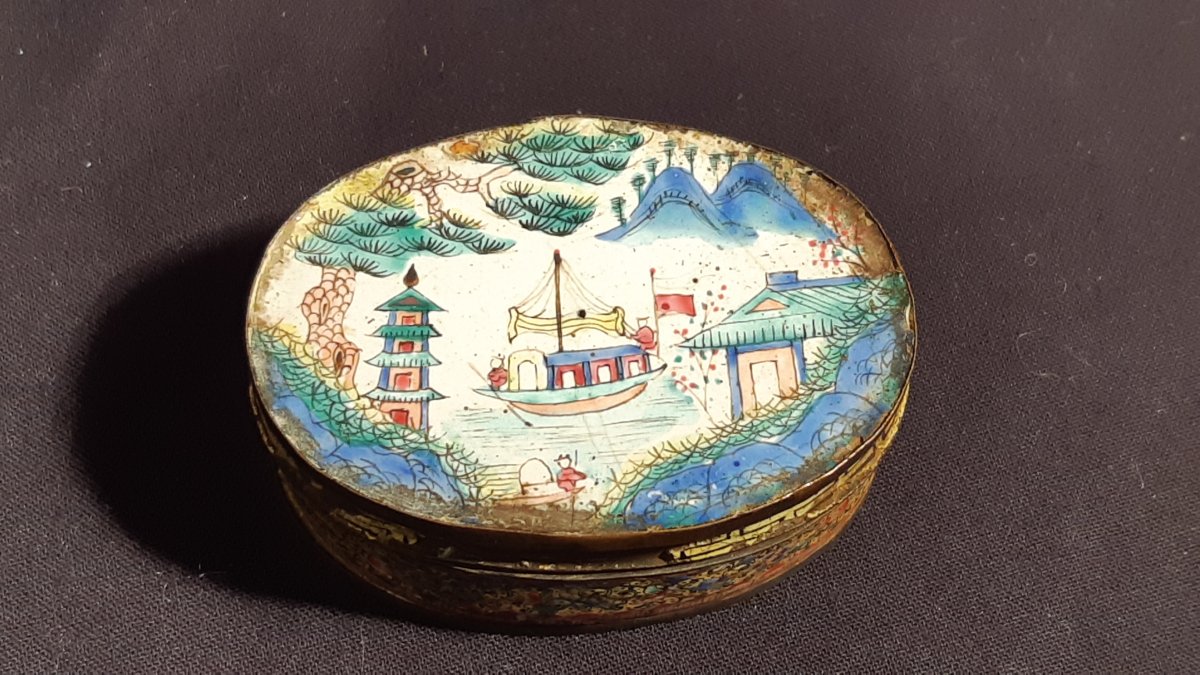 18th Enamel Box