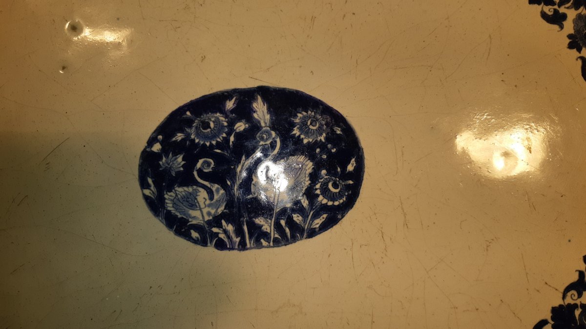 Large Earthenware Dish - Bayeux - 19th-photo-1