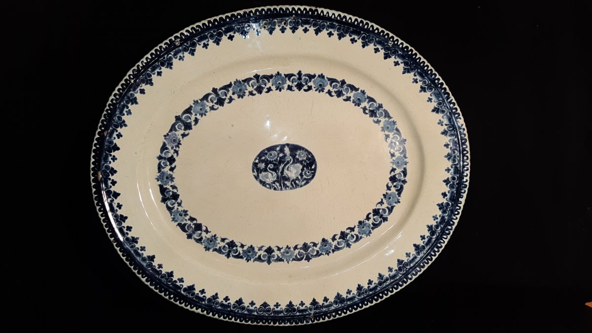Large Earthenware Dish - Bayeux - 19th