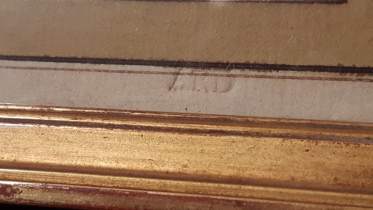 Pair Of Drawings - G.pérelle - 17th-photo-4