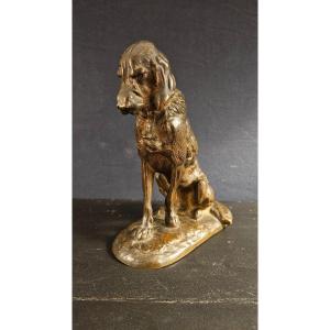 Sculpture De Terrier En Bronze - Attribué à Frémiet