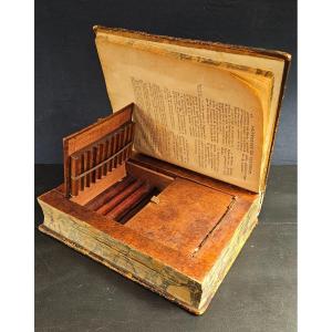 Cigar Humidor In An Old Book