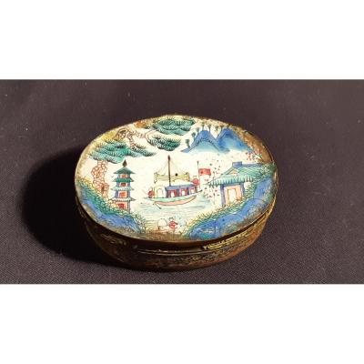 18th Enamel Box