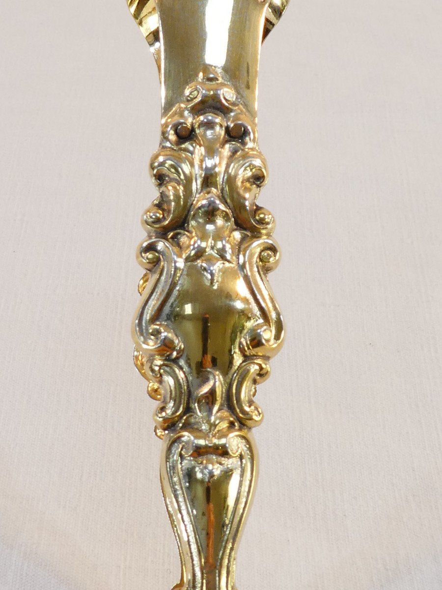 Sugar Tongs In Vermeil Nineteenth Alphonse Debain-photo-6