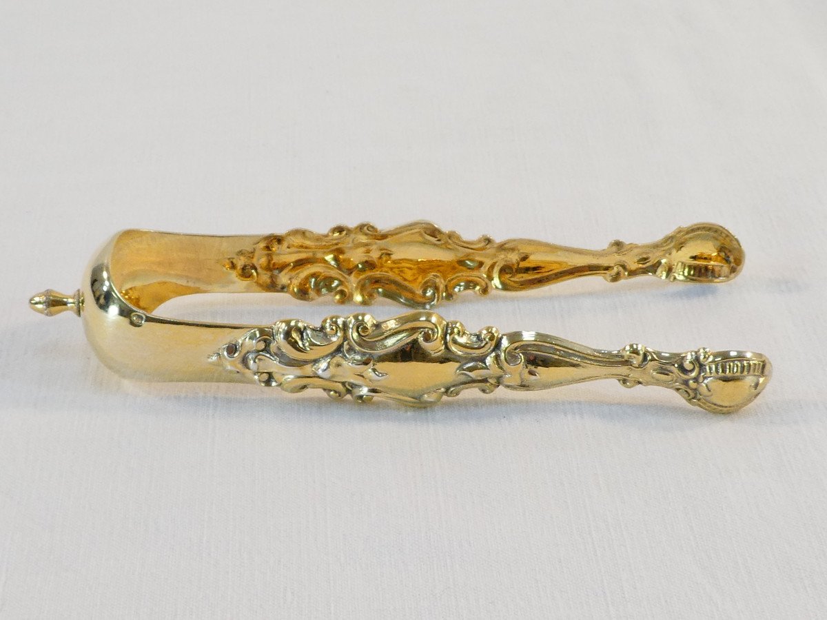Sugar Tongs In Vermeil Nineteenth Alphonse Debain