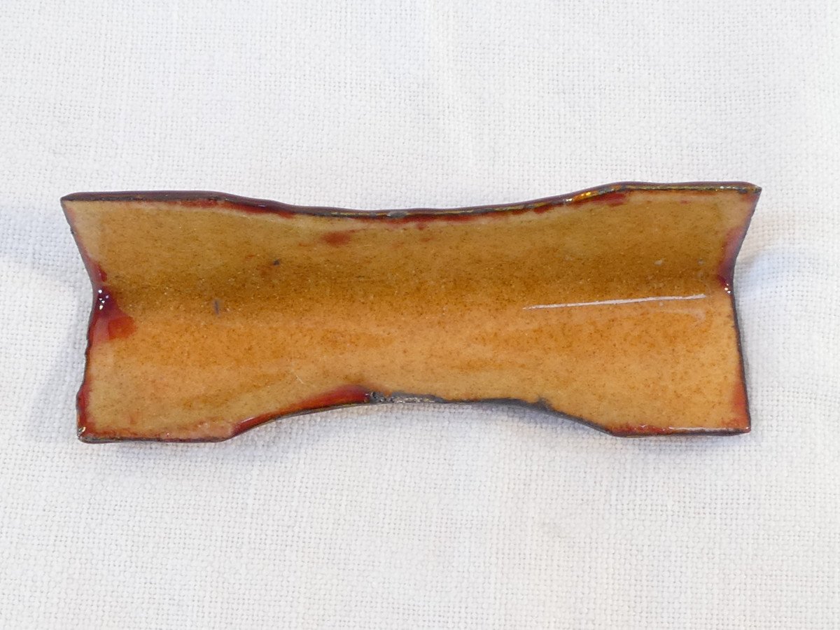 Rare 12 Knife Holders In Limoges Enamels Signed Marylou-photo-4