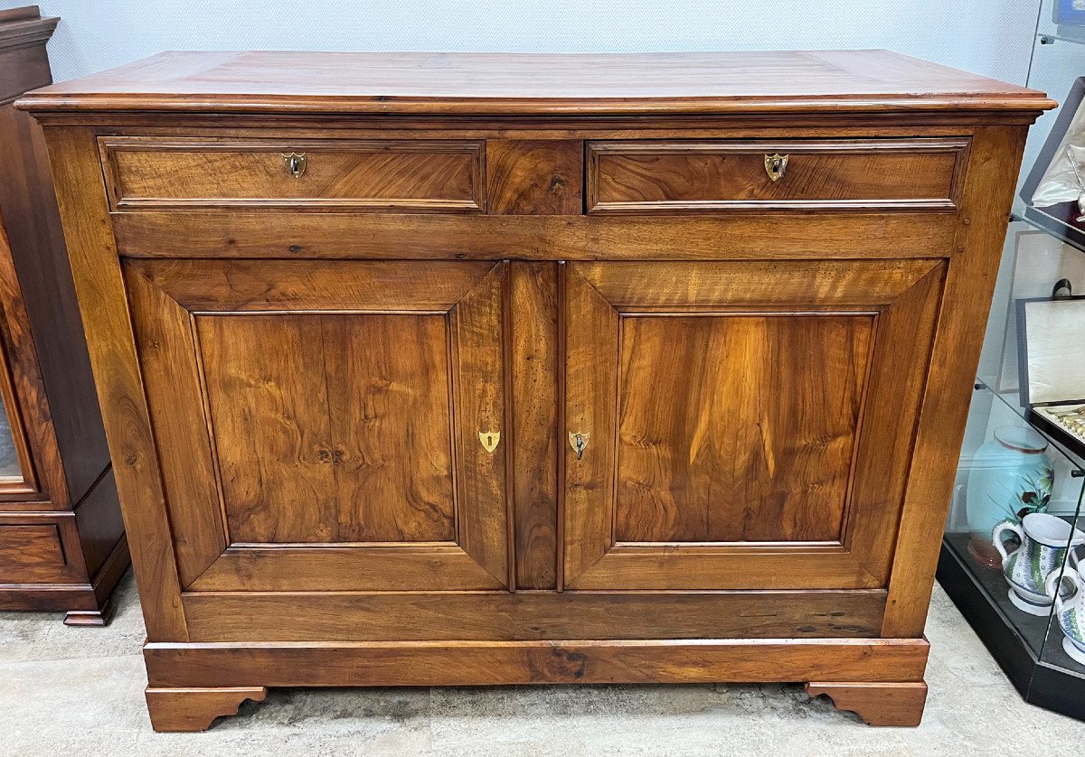 Buffet Louis Philippe En Noyer d'&eacute;poque 19eme-photo-2