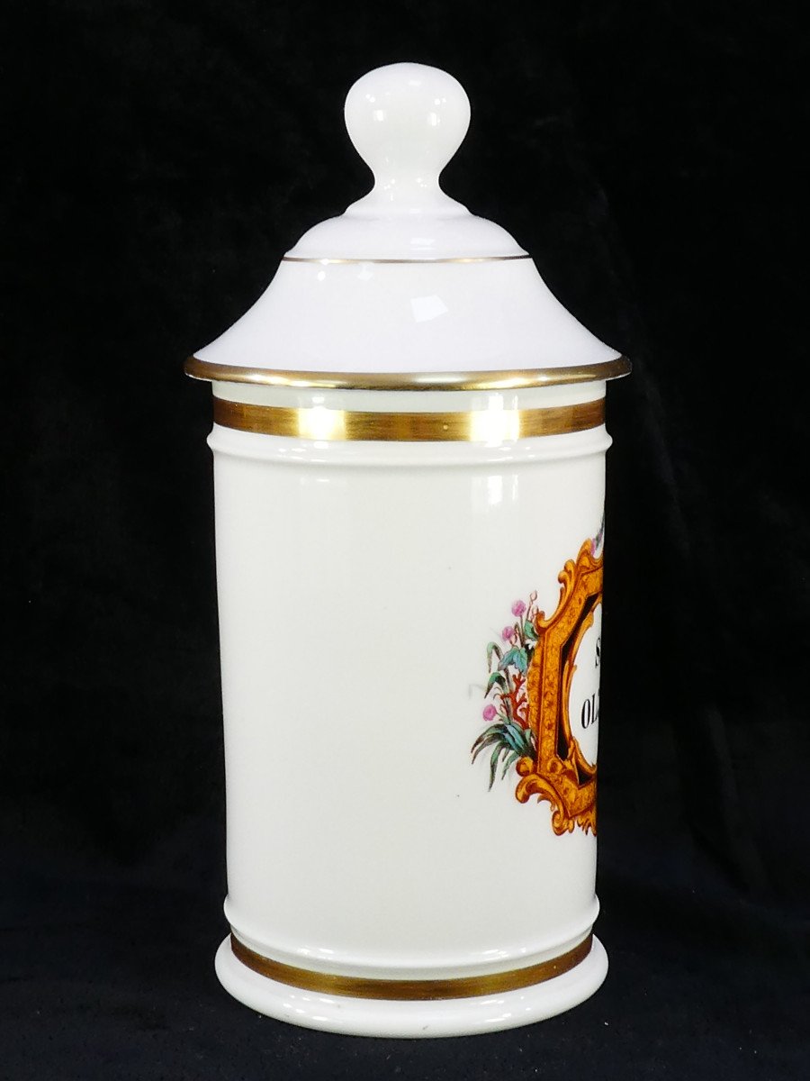 Pot A Pharmacie En Porcelaine De Paris "fontemoing & Peigney" Sapo Ol :oliv-photo-4