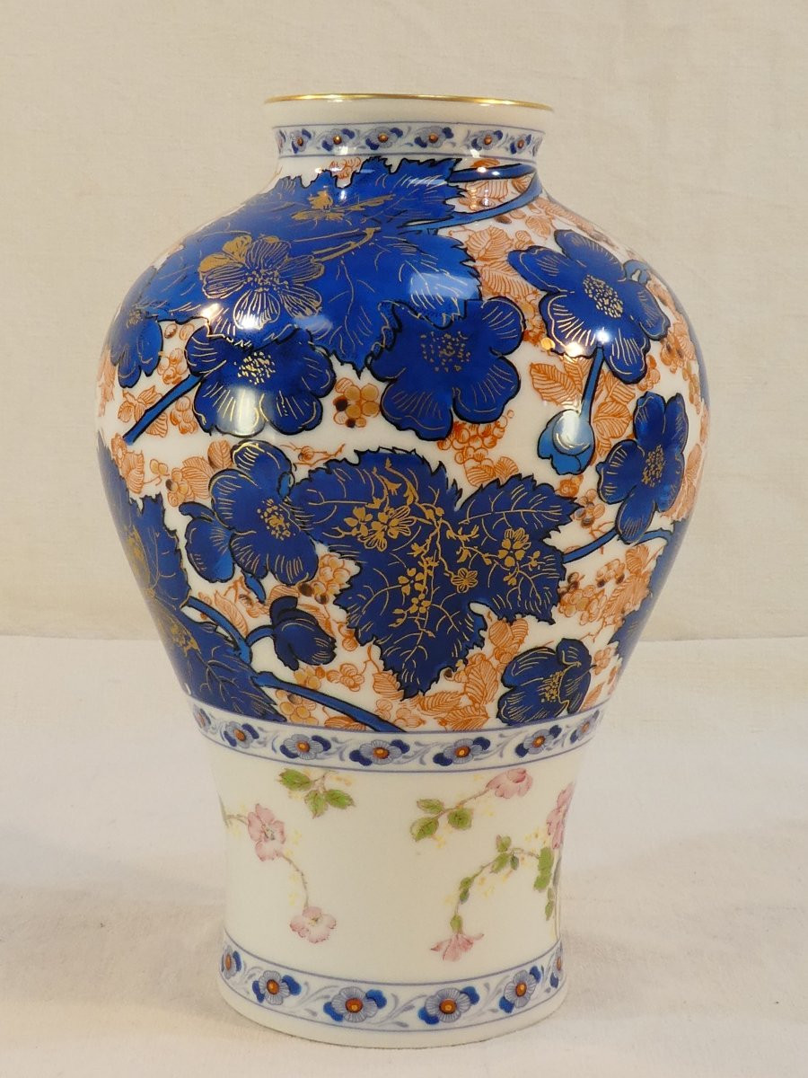 HAVILAND Vase en porcelaine de LIMOGES modele DAMMOUSE-photo-4