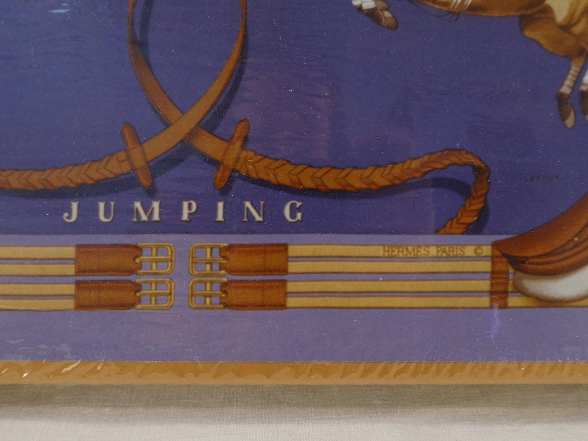 Hermes Paris Rare Large Puzzle Collection Of 4000 Wooden Pieces "jumping"-photo-3