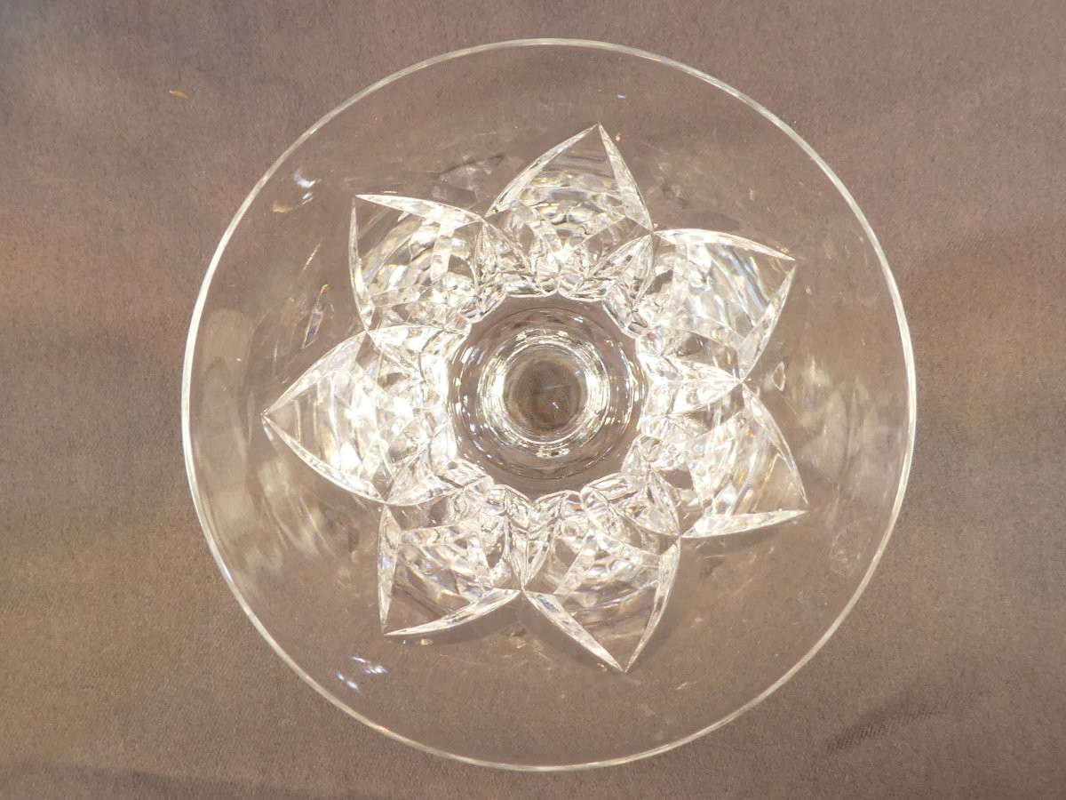 CRISTAL de SAINT-LOUIS 9 verres a eau modele CAMARGUE 17,3 cm-photo-2