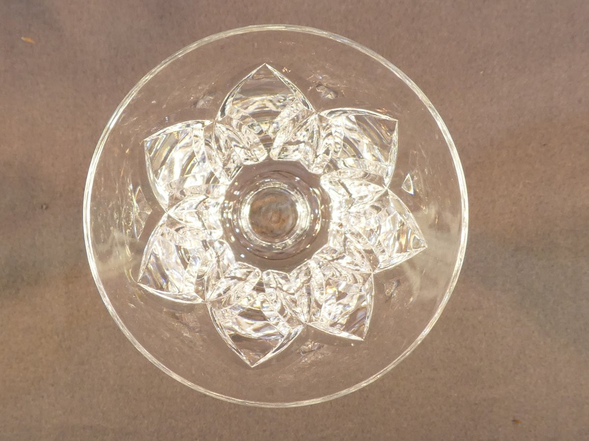CRISTAL de SAINT-LOUIS 10 verres a Vin modele CAMARGUE 13,4 cm-photo-2