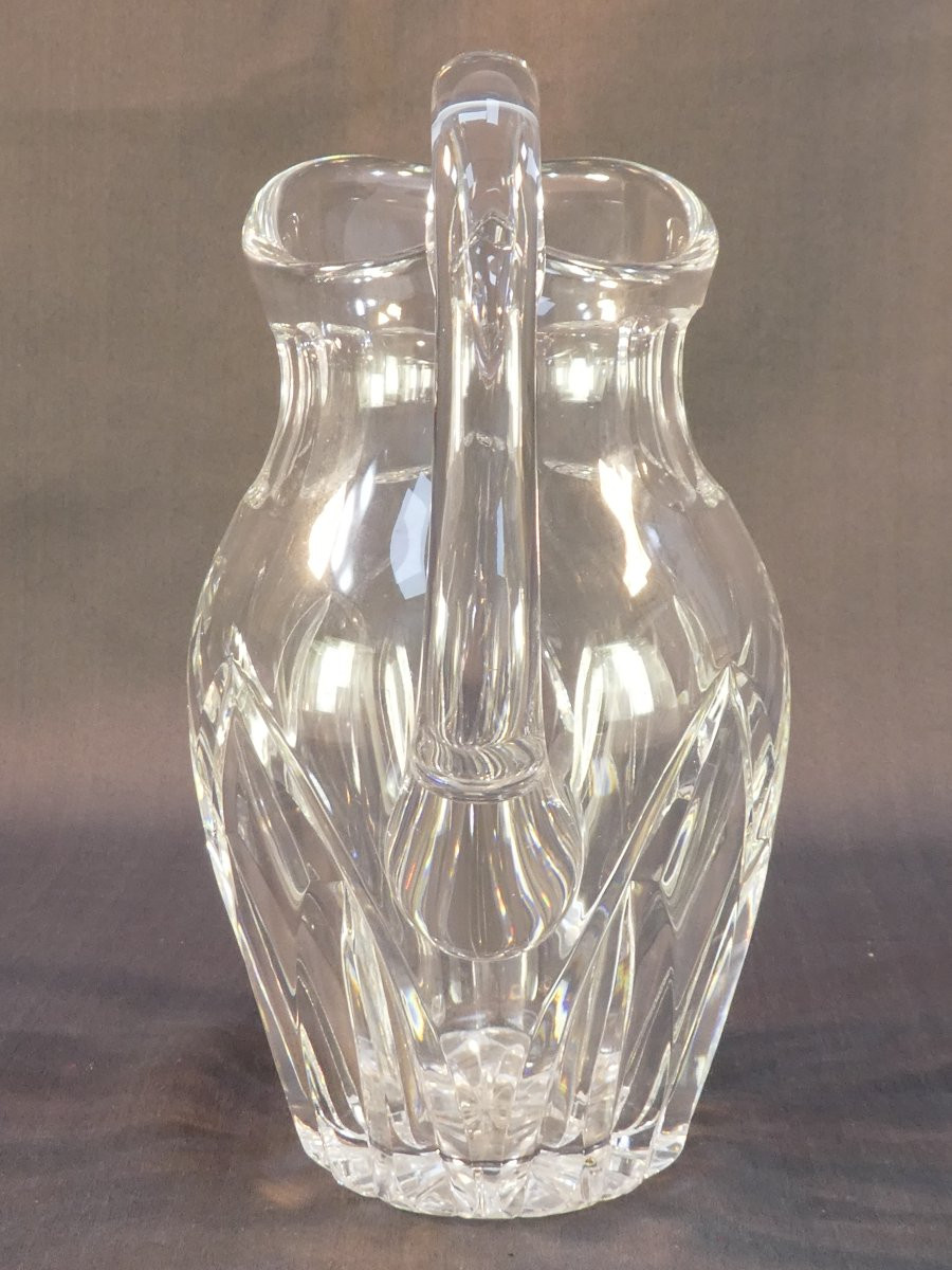 Cristal De Saint-louis Carafe Pitcher Camargue Model-photo-3
