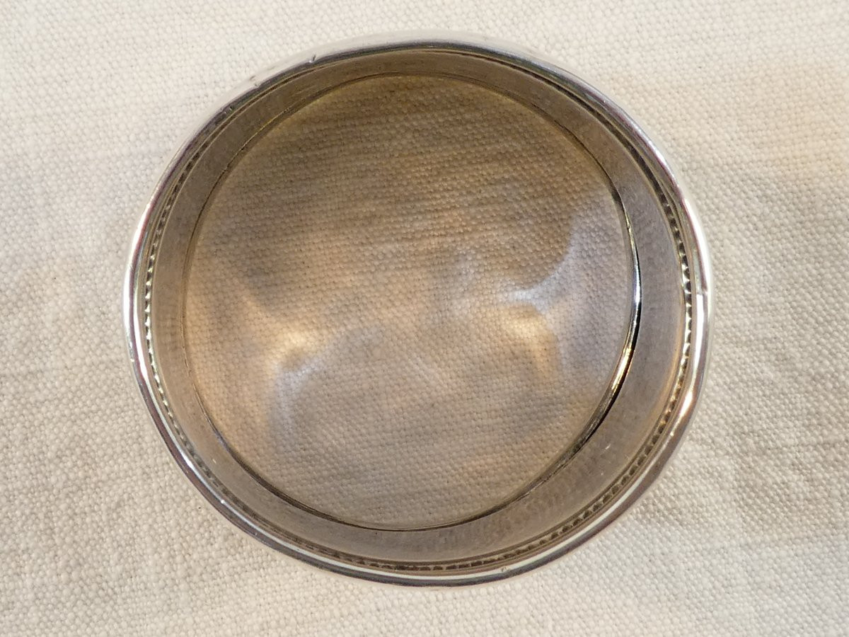 19th Century Solid Silver Napkin Ring By Gaston Besegher-photo-1