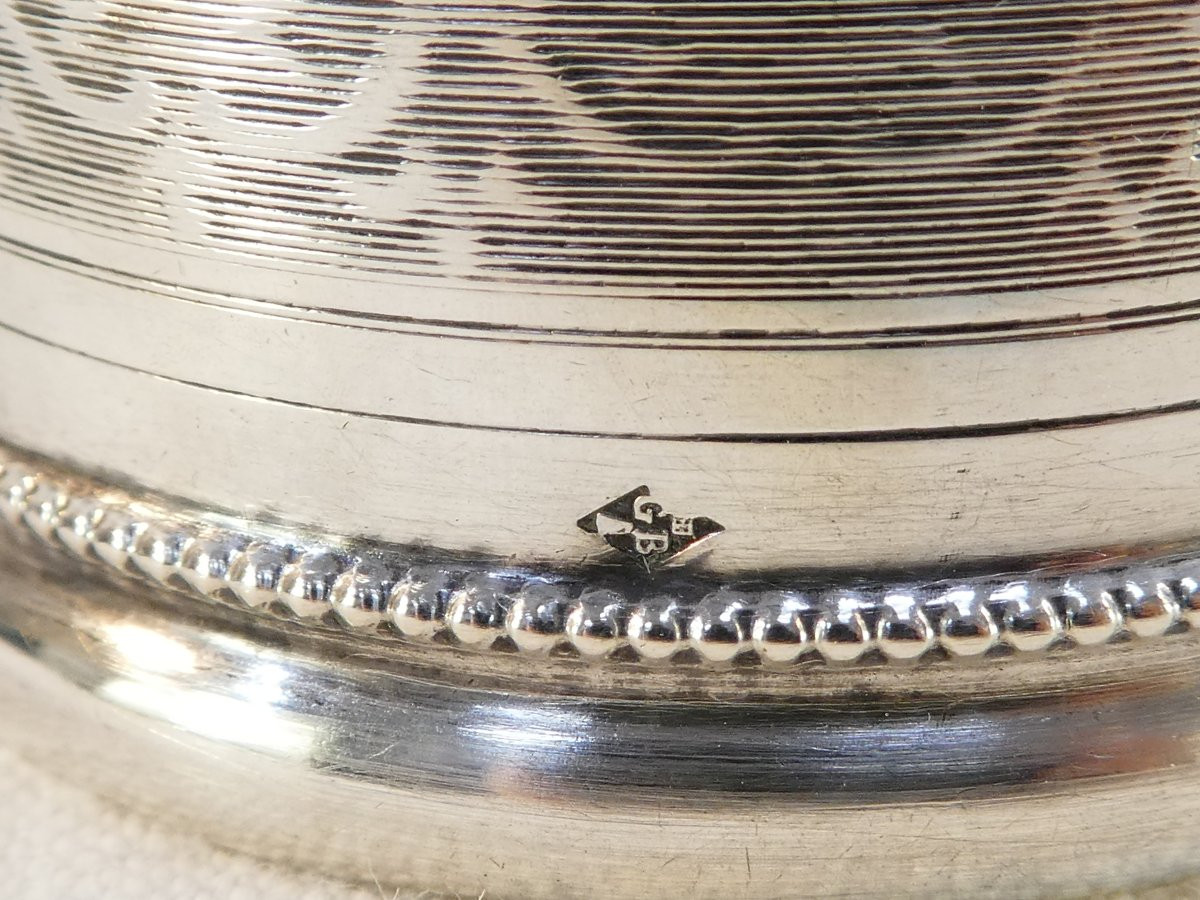19th Century Solid Silver Napkin Ring By Gaston Besegher-photo-3