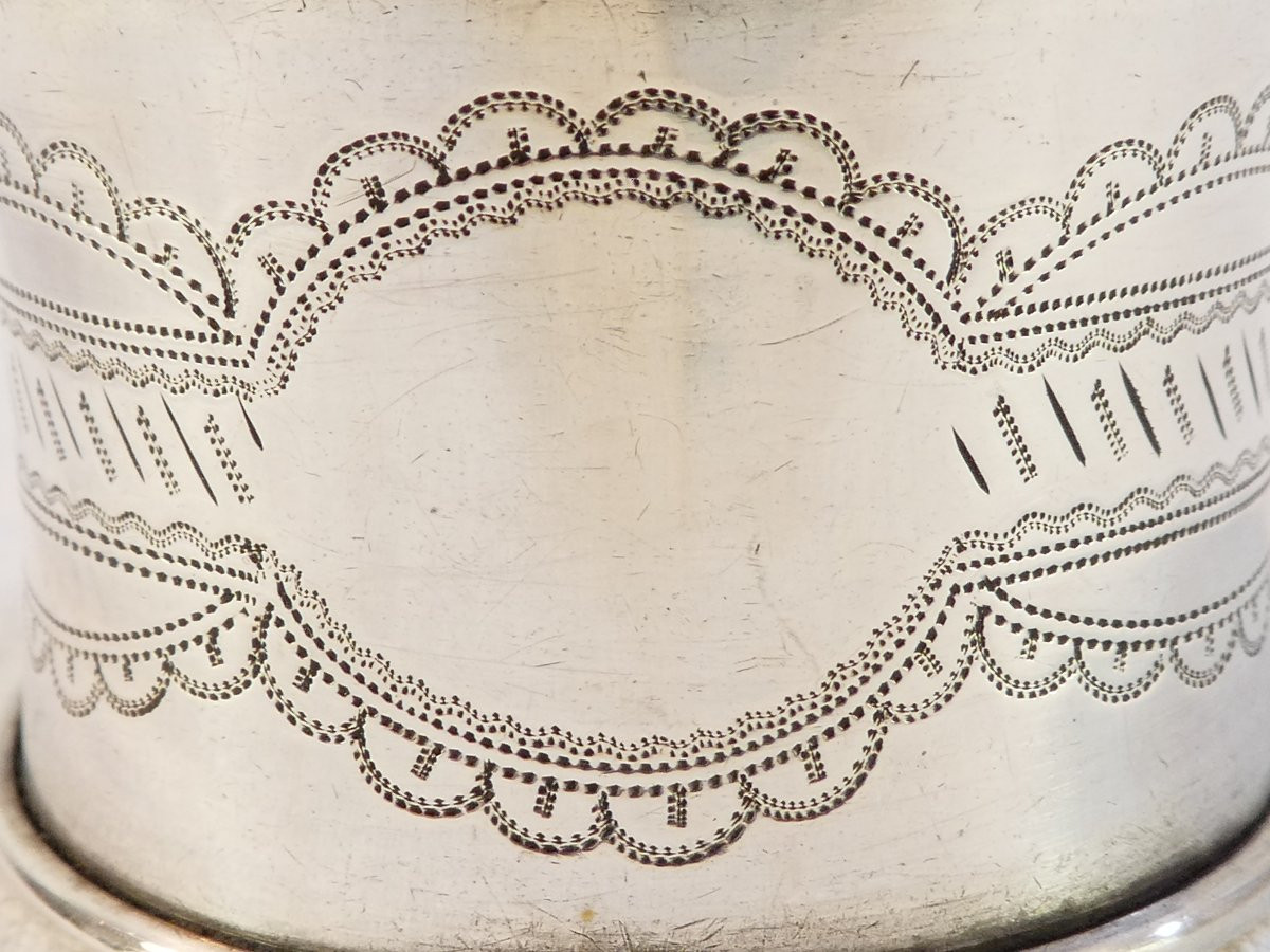 19th Century Solid Silver Napkin Ring By Ladoucette And Gavard-photo-5