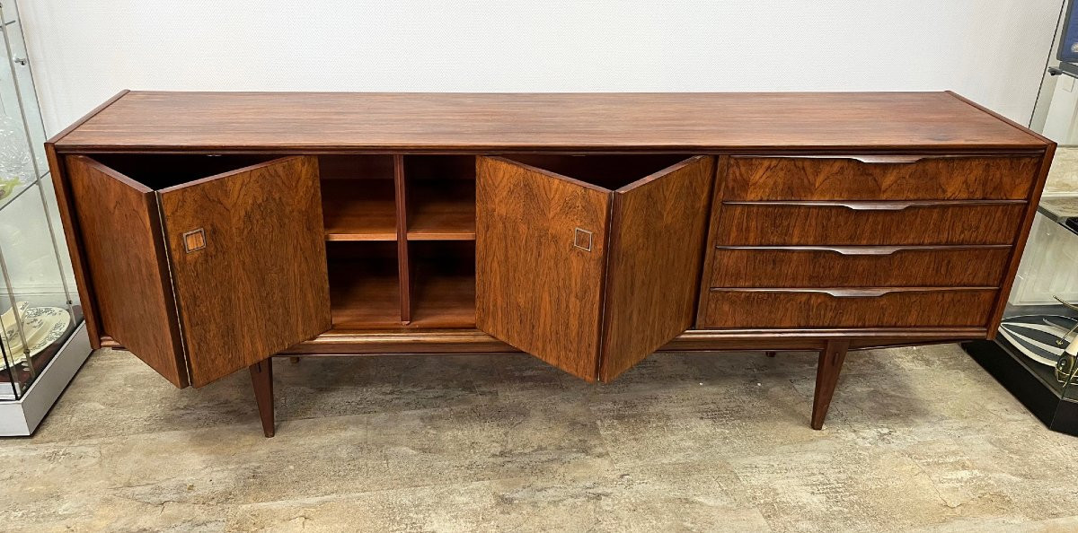 Enfilade vintage design Scandinave en Palissandre année 50/60-photo-2