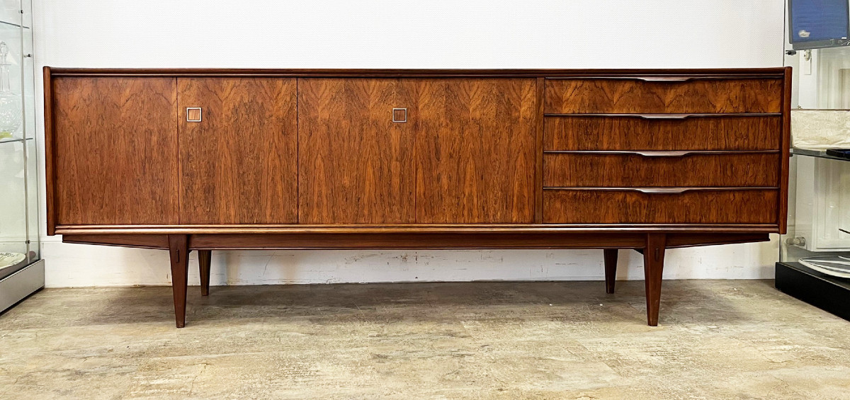 Enfilade vintage design Scandinave en Palissandre année 50/60