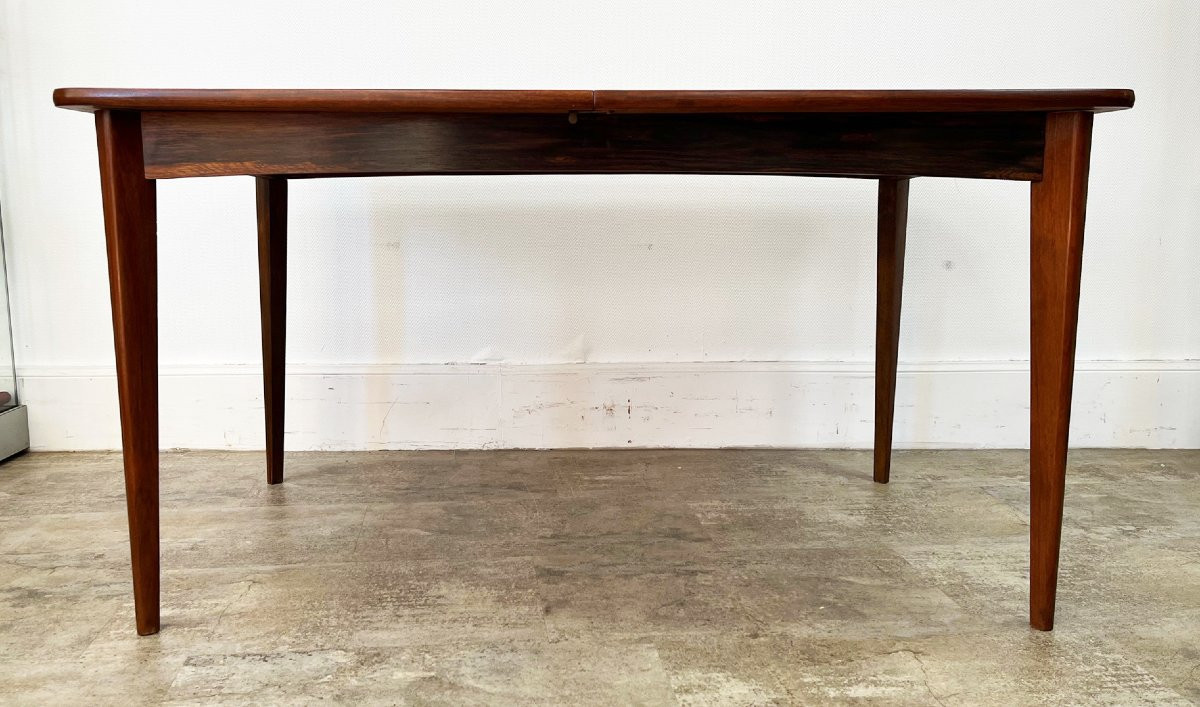 Vintage Scandinavian-style Rosewood Table From The 50s/60s-photo-2