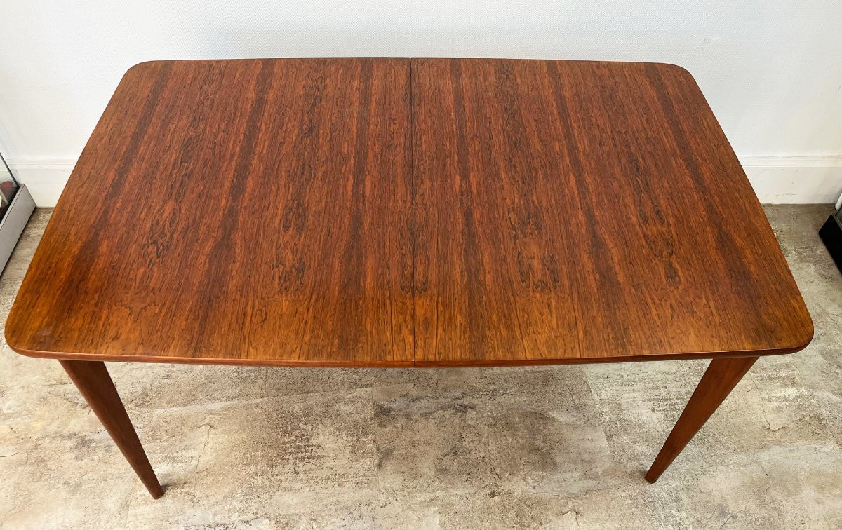 Vintage Scandinavian-style Rosewood Table From The 50s/60s-photo-3