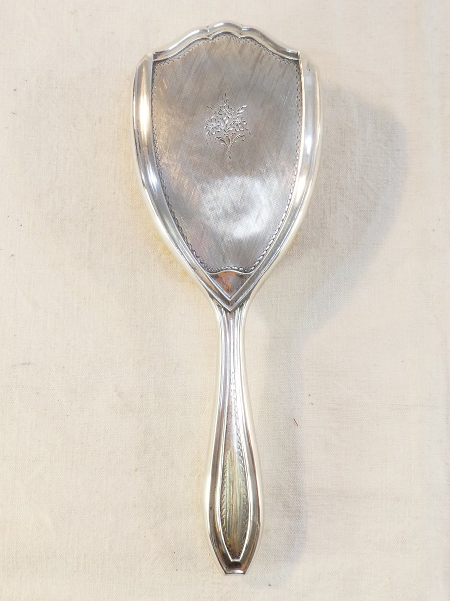 7-piece Toiletry Set In 800 Solid Silver From The 20s/30s-photo-3