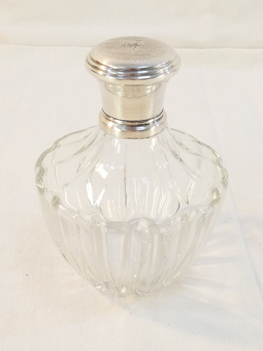 7-piece Toiletry Set In 800 Solid Silver From The 20s/30s-photo-3