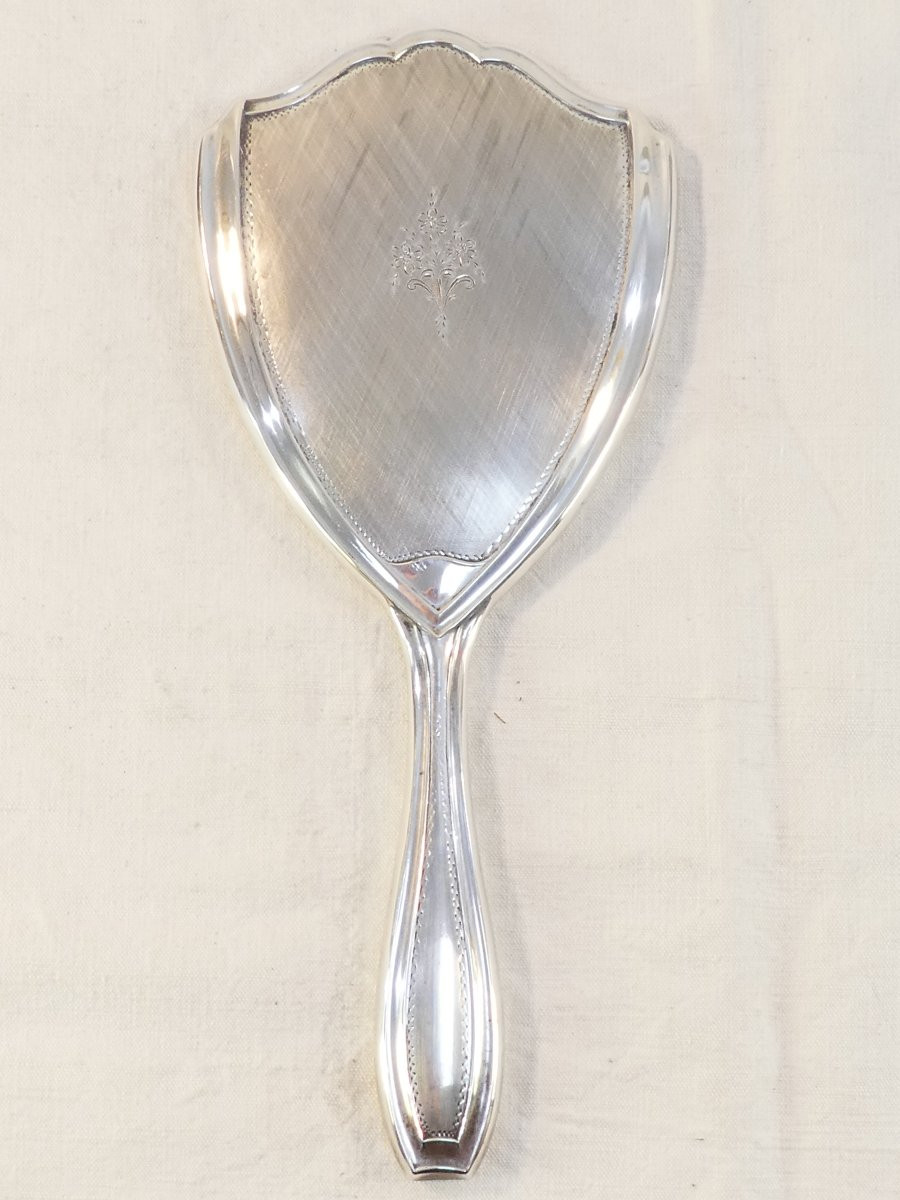 7-piece Toiletry Set In 800 Solid Silver From The 20s/30s-photo-8