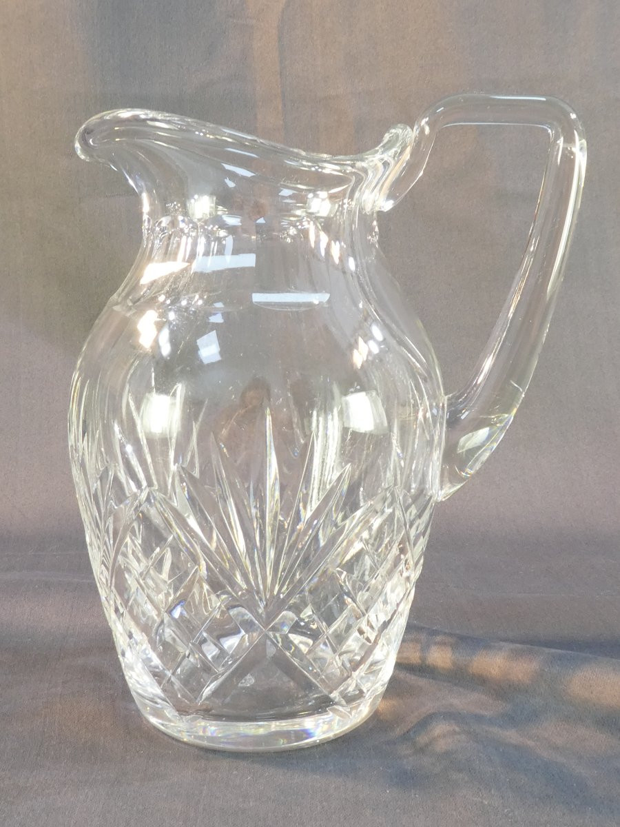 CRISTAL de SAINT-LOUIS carafe pichet modele CHANTILLY-photo-3