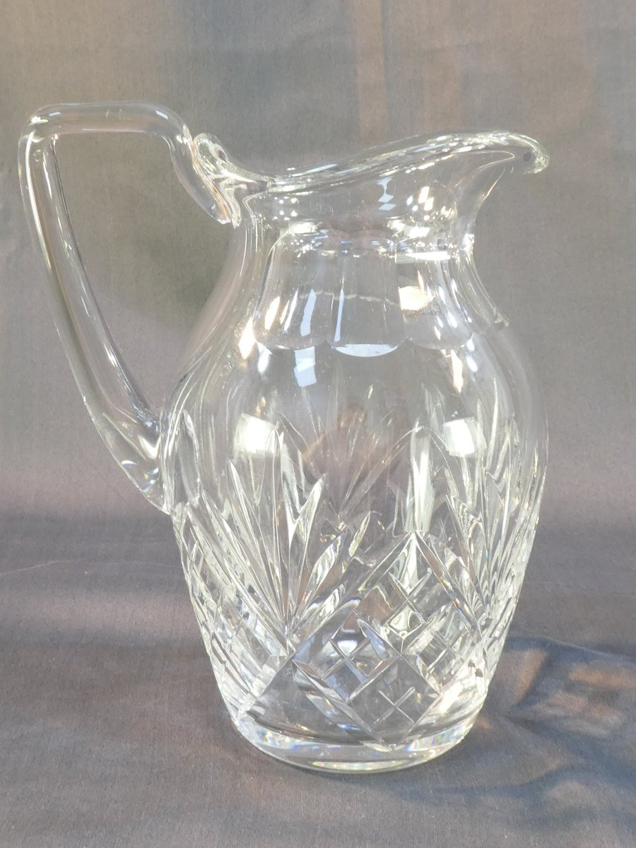 CRISTAL de SAINT-LOUIS carafe pichet modele CHANTILLY-photo-1
