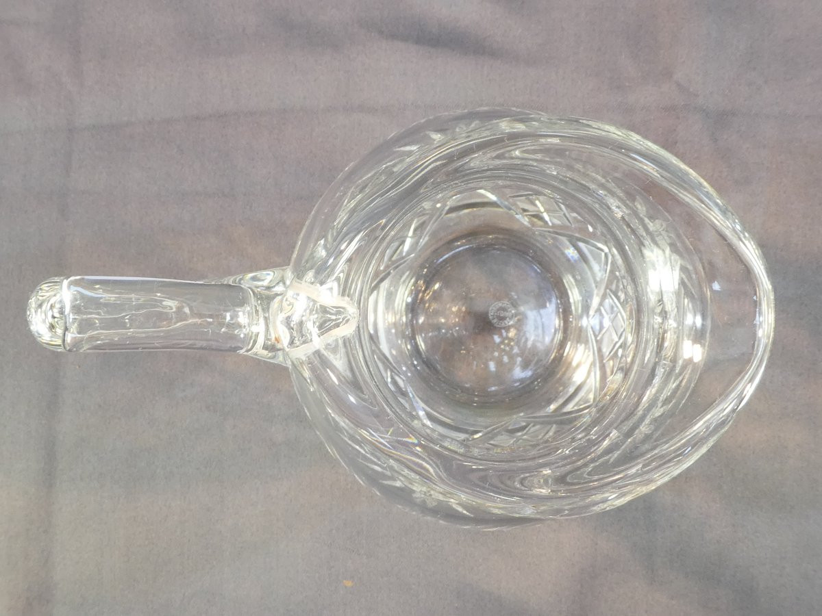 CRISTAL de SAINT-LOUIS carafe pichet modele CHANTILLY-photo-4