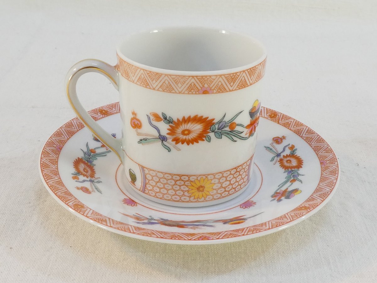 BERNARDAUD Service a café en porcelaine de LIMOGES modele FOU-TCHEOU-photo-7