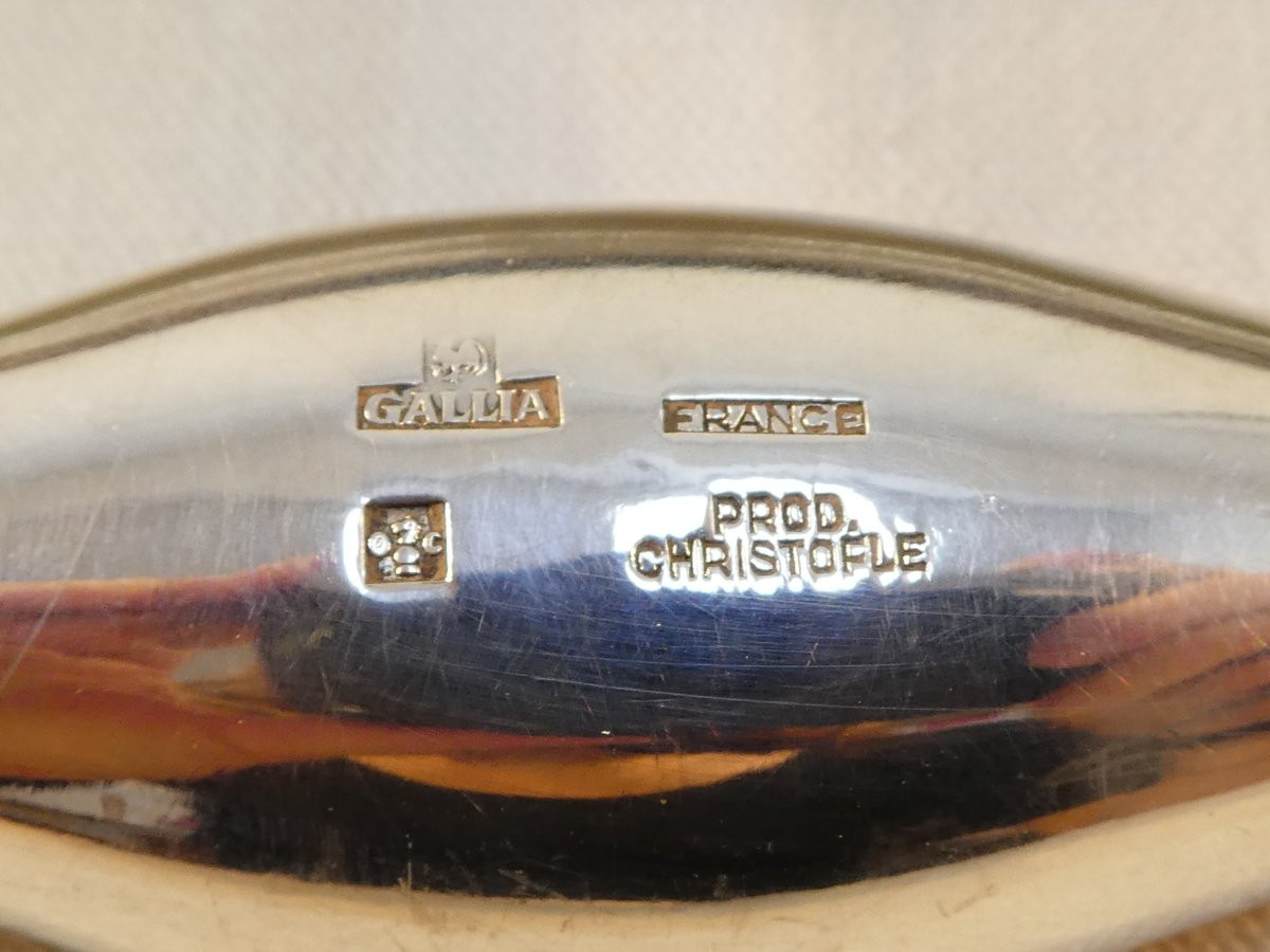 Christofle Gallia Colbert 5-piece Silver-plated Coffee/tea Service, Silver-plated Metal.-photo-3