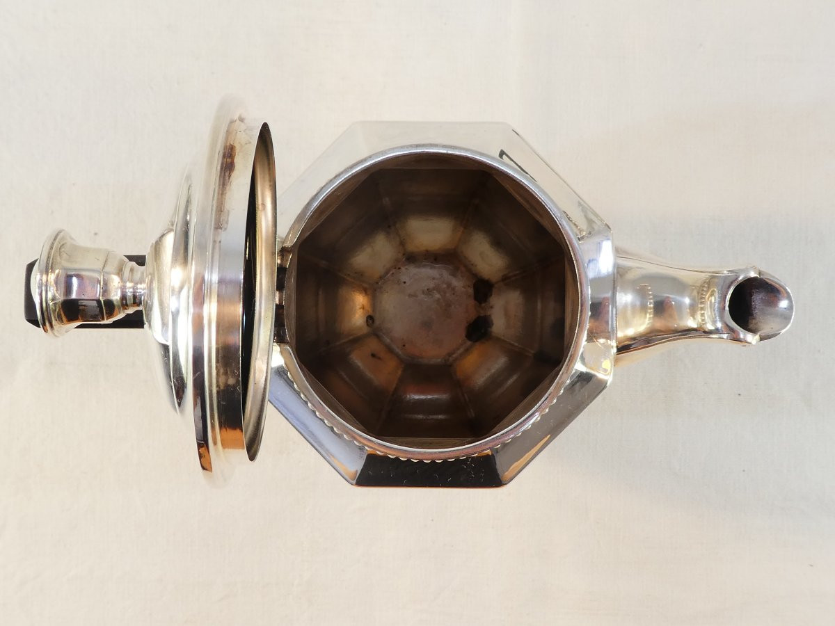 Christofle Gallia Colbert 5-piece Silver-plated Coffee/tea Service, Silver-plated Metal.-photo-4