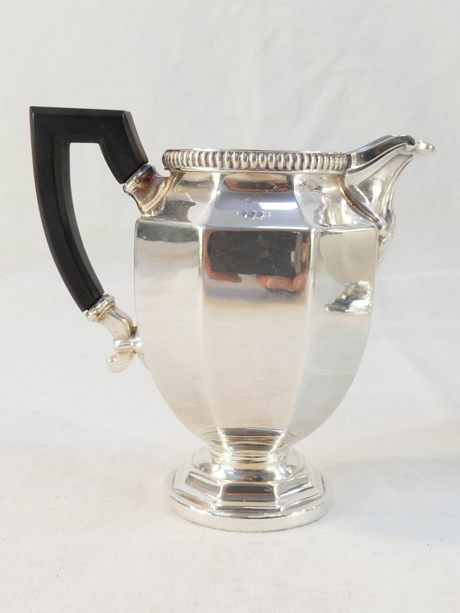 Christofle Gallia Colbert 5-piece Silver-plated Coffee/tea Service, Silver-plated Metal.-photo-5