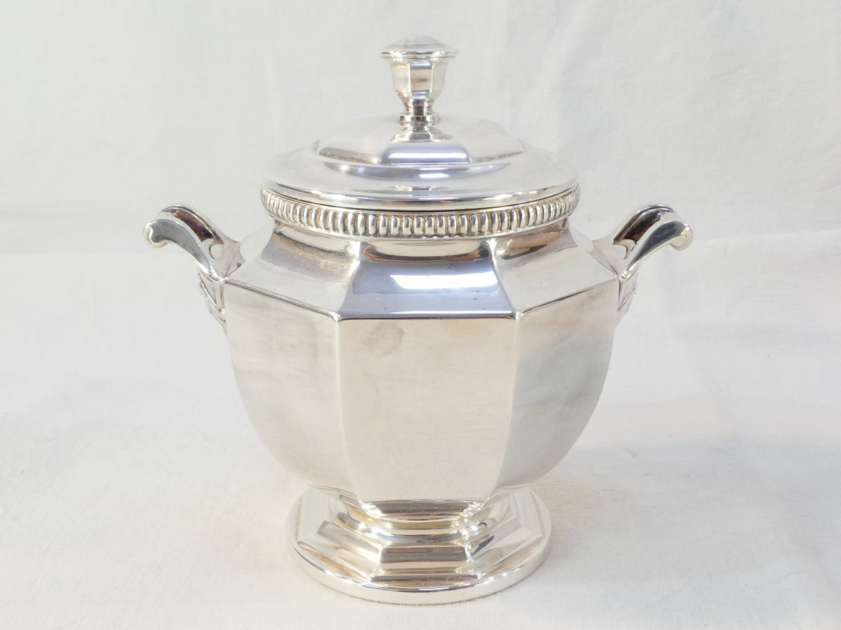 Christofle Gallia Colbert 5-piece Silver-plated Coffee/tea Service, Silver-plated Metal.-photo-7