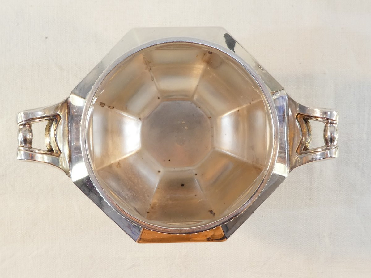 Christofle Gallia Colbert 5-piece Silver-plated Coffee/tea Service, Silver-plated Metal.-photo-8
