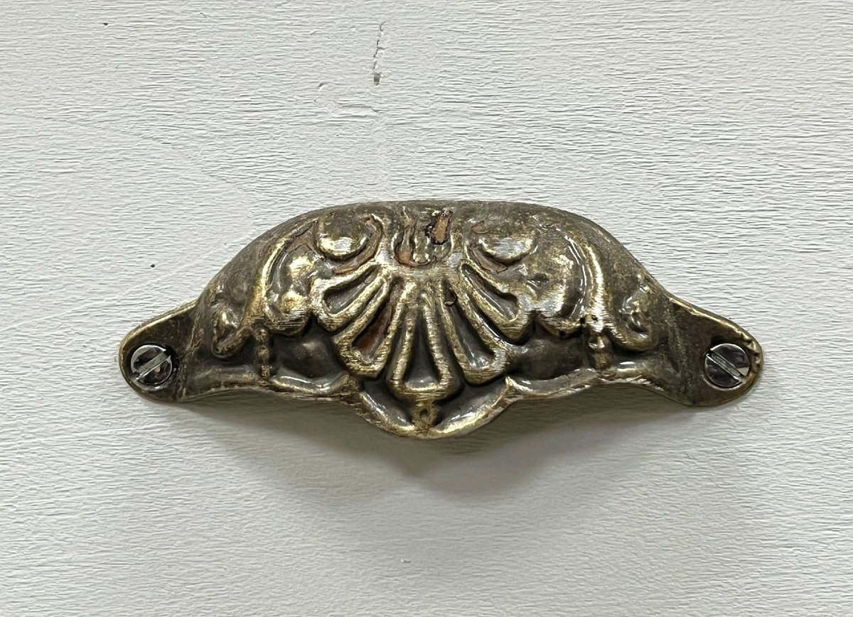 Painted Glass-fronted Drawer Unit-photo-4