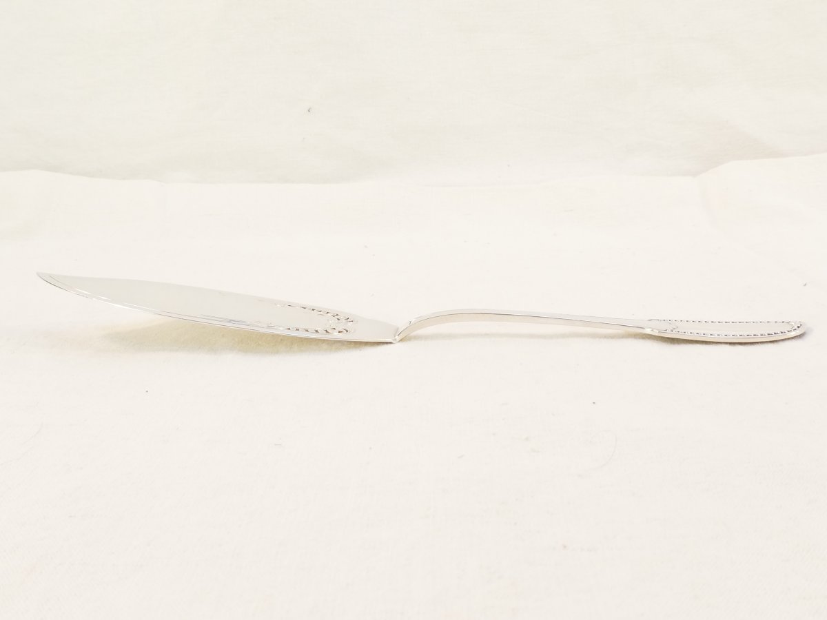 Couverts de service a poisson en ARGENT Massif 950 Louis COIGNET-photo-3