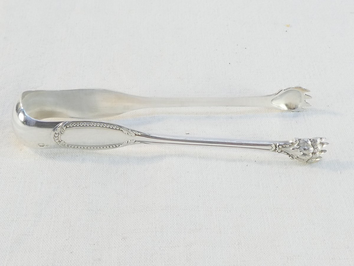Massive Silver Sugar Tongs, Silversmith Ricard Edmond