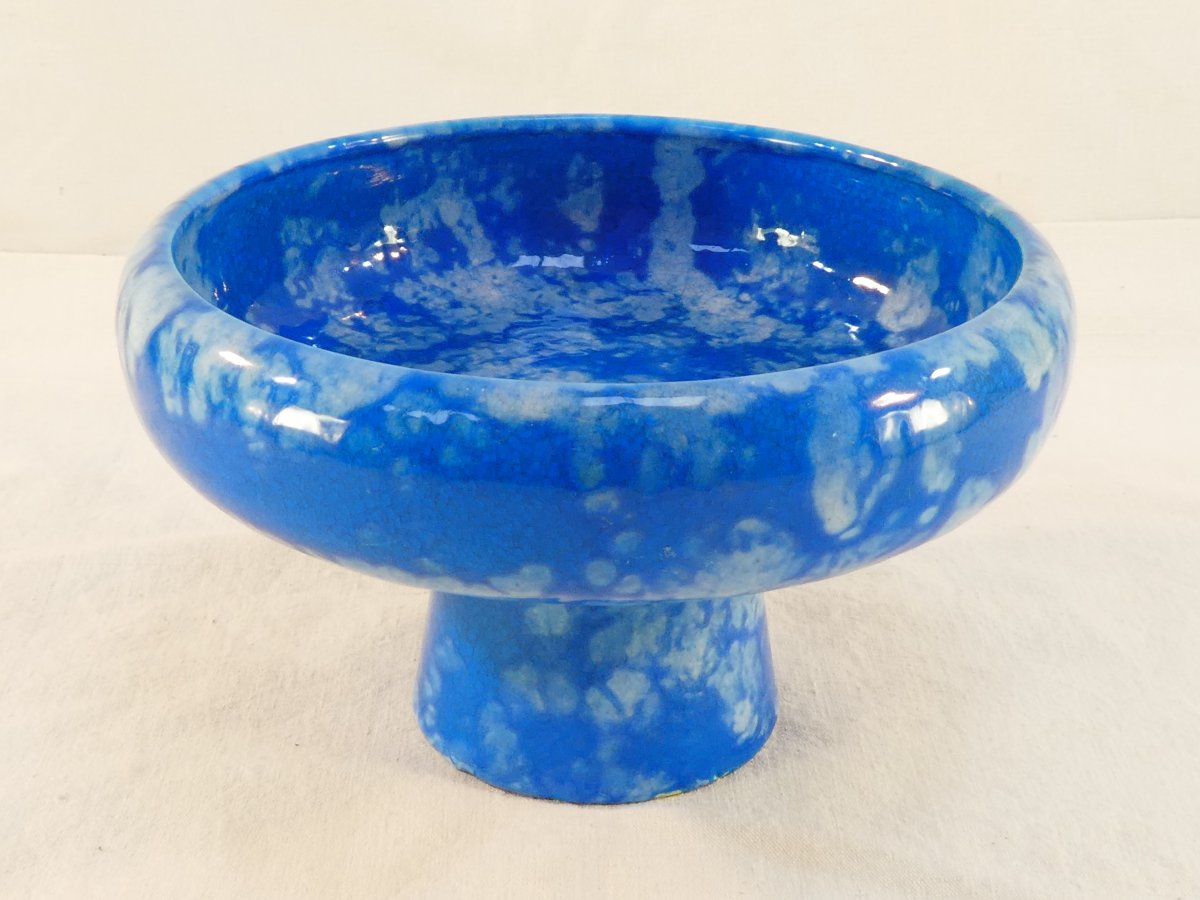 Coupe a Fruits ART DECO signé BOCH KERAMIS LA LOUVIERE