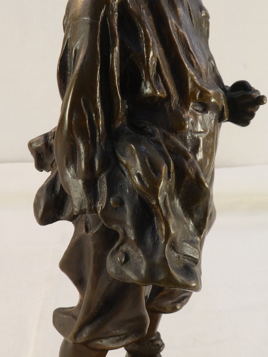 Bronze By José Cardona (1878–1922) Young Boy-photo-2